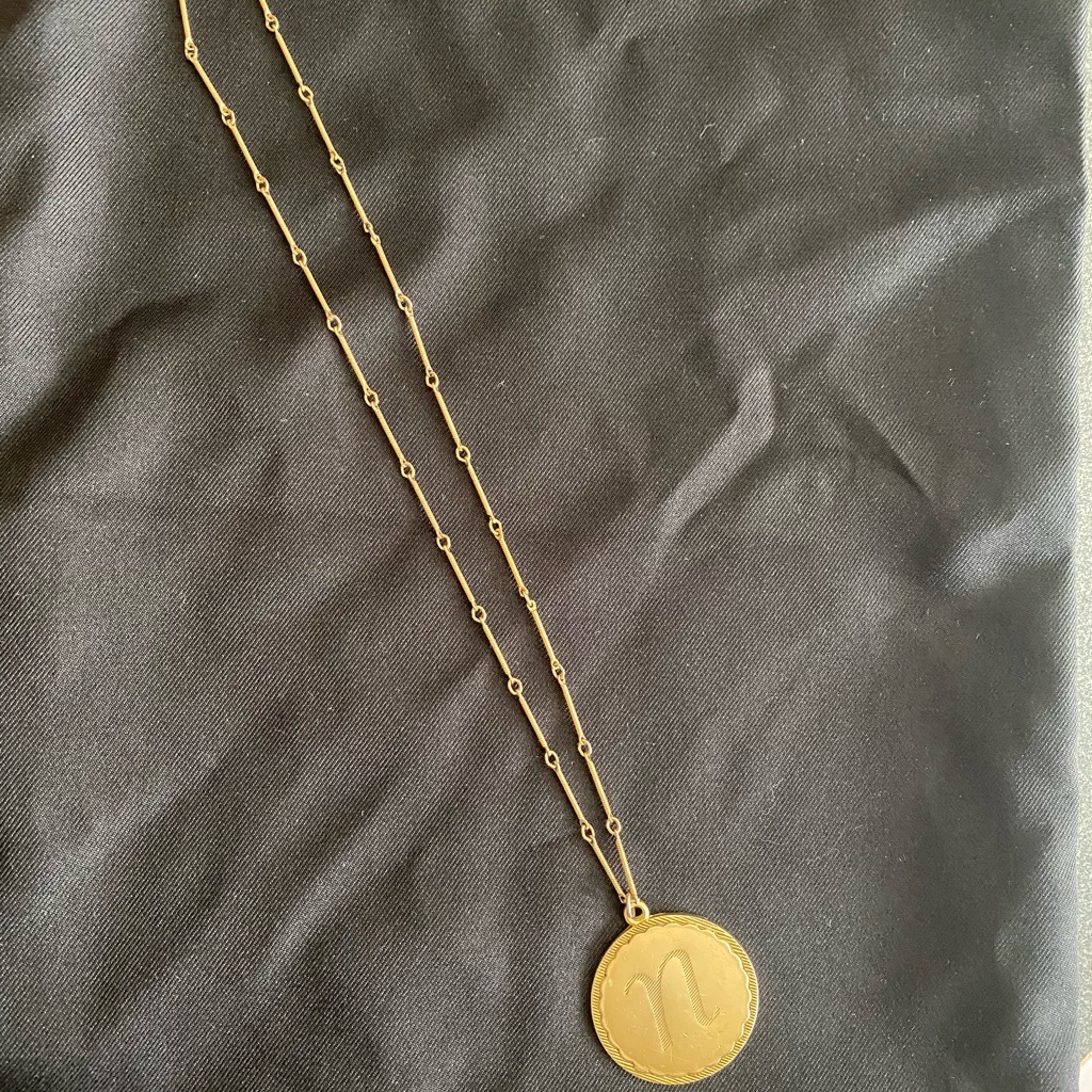 Anthropologie Gold Pendant Necklace 30$